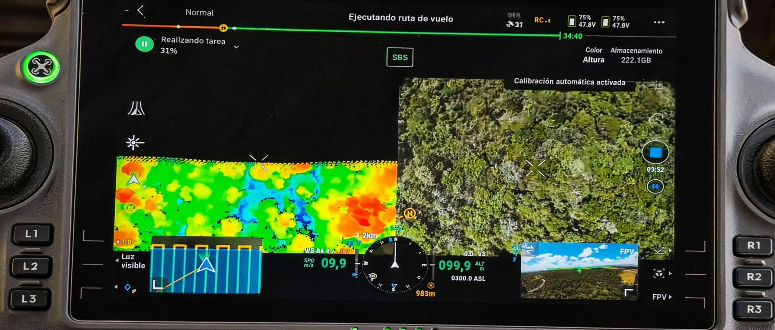 Control DJI - calidad profesional (5408x2307)